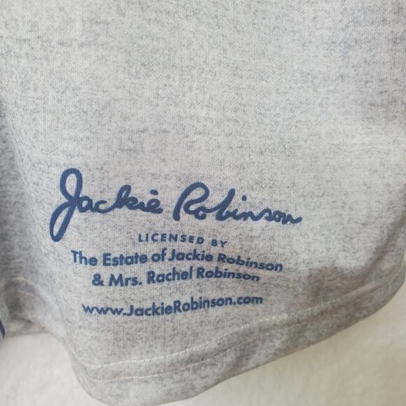 Dodgers Jackie Robinson Replica Jersey Button Up Tshirt Size XLarge - Picture 16 of 17